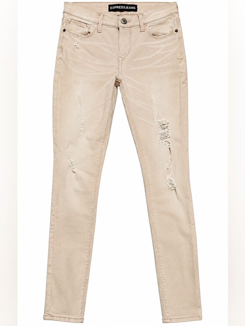 Pink - Express Distressed Women's Skinny Jeans-size 2